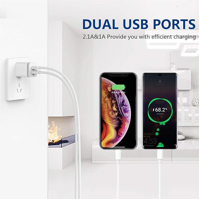 USB Wall Charger, 8/7/6 Plus, Android Phones - Image 3
