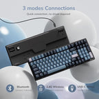 RK ROYAL KLUDGE RK98 Wireless Mechanical Keyboard, 100 Keys 98% Layout - Image 3