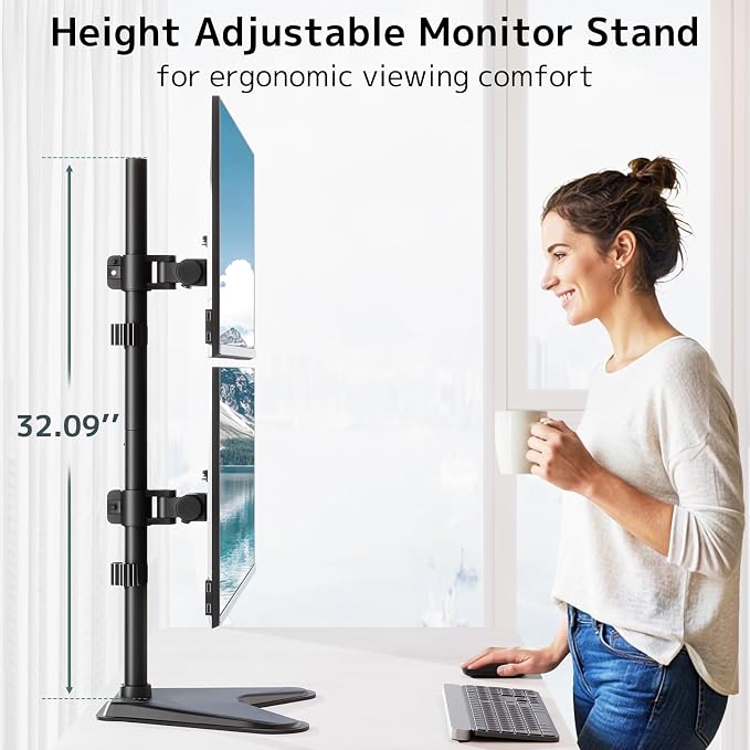 Dual Monitor Stand Heavy Duty - Image 4