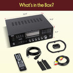 Pyle 4 Channel Bluetooth Home Amplifier - Image 8