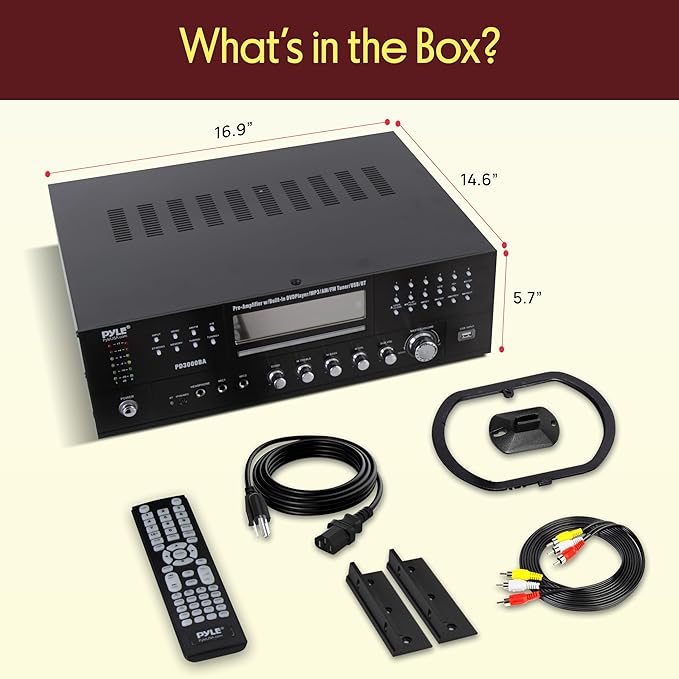 Pyle 4 Channel Bluetooth Home Amplifier - Image 8