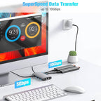 RSHTECH 9-in-1 USB C Hub Multiport Adapter - Image 3