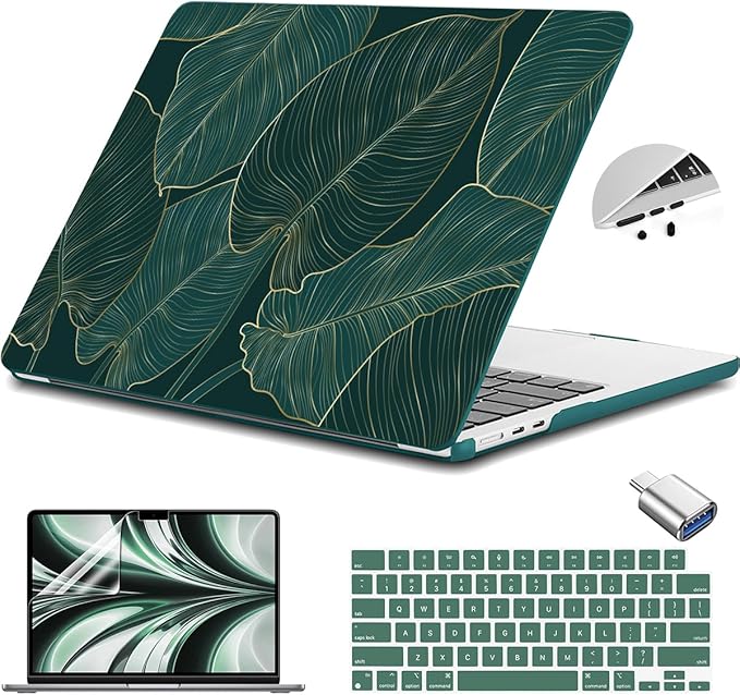 Teryeefi Compatible with MacBook Air 13.6 Case M2 M3 M4 2022-2024 2025 Release by Teryeefi