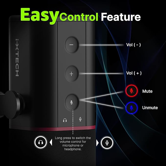IXTECH Cardioid Dynamic Microphone - Image 6