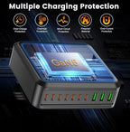 780W USB C Charger Block Fast 10-Port USB C Charging Station GaN PD 120W Laptop - Image 7