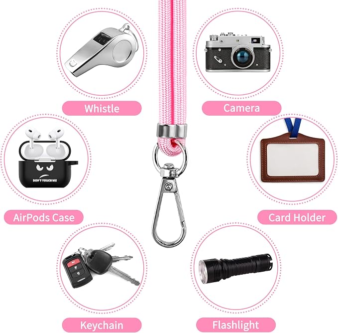 CACOE Phone Lanyard 2 Pcs-2 Pcs Adjustable Neck Strap, Universal Crossbody - Image 4