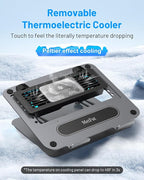 Laptop Cooling Stand with Detachable Thermoelectric Cooler, Adjustable Height & - Image 2