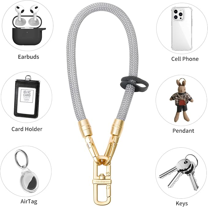 Universal Cell Phone Lanyard Wrist Strap, Phone Bracelet Strap, Phone Charms - Image 6