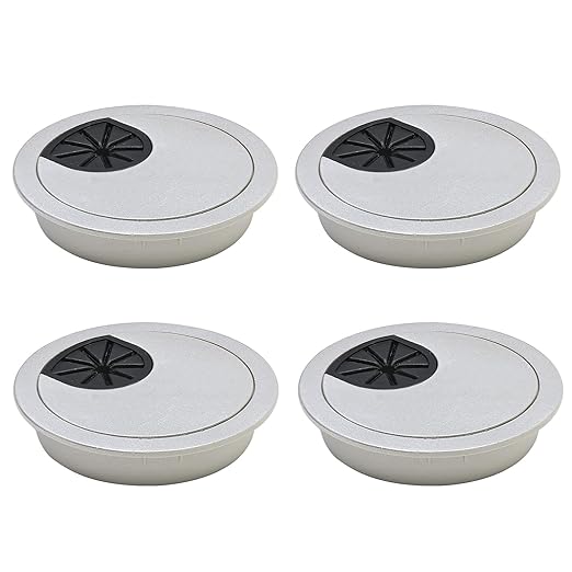 Desk Grommet 2-3/8", Desk Cord Hole Cover, Cable Grommet ABS Plastic, Desk Hole by BOPOREAE