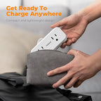 Small Extension Cord 6 inch, TESSAN Thin Flat Plug Power Strip - Image 6