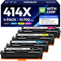 414X Toner Cartridges Set 4-Pack High Yield by INKBAY