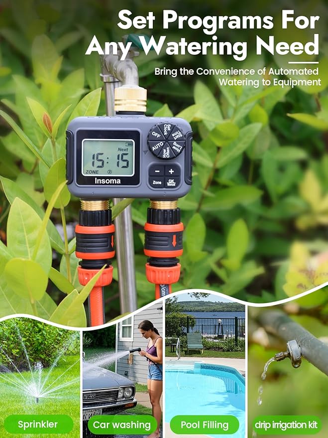 Insoma 2 Outlets Sprinkler Timer - Image 8