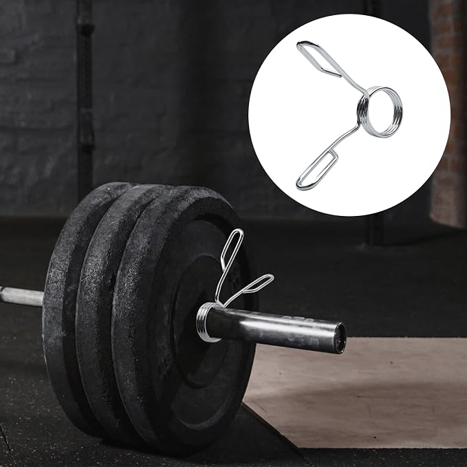 4 Pieces 2 Inch Dumbbell Spring Collars Barbell Clamps Locking Collars Clips - Image 6