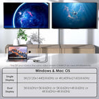 WAVLINK USB C and USB 3.0 to Dual 4K DisplayPort/HDMI Adapter, Displaylink - Image 3