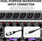 Depusheng MX12 12 Channel Sound Mixer Audio Mixing Console 48V 256DSP - Image 6