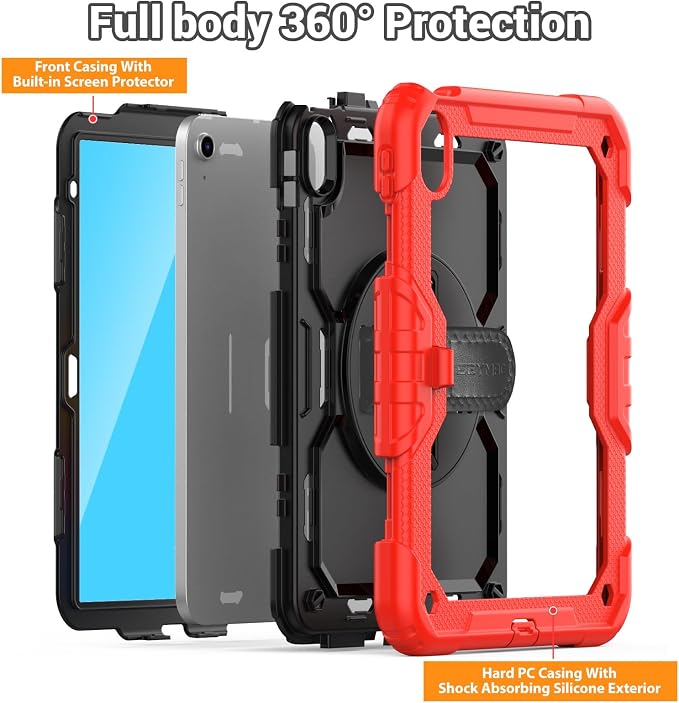 SEYMAC for iPad 11th/10th Generation Case 2025/2022, Sturdy Heavy Duty - Image 5