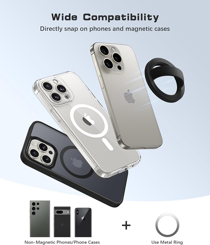 Magnetic Phone Grip, Removable Loop Grip - Image 5