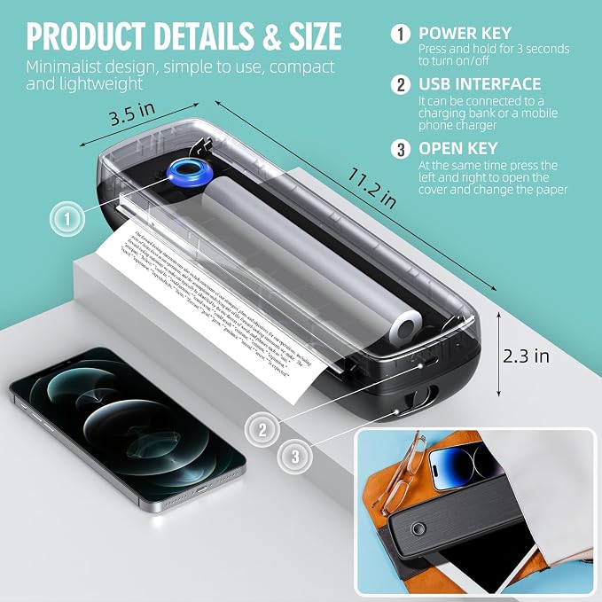 Aixiqee Portable Wireless for Travel - Image 5