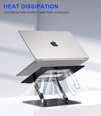 Adjustable Laptop Stand, Ergonomic Foldable Notebook Computer Holder.Compatible - Image 2