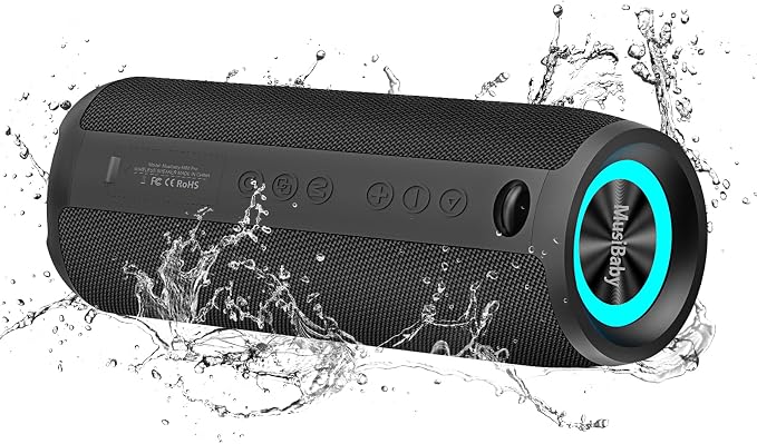 Bluetooth Speaker IPX6 Waterproof.Musibaby M88pro by onthegomusicbaby