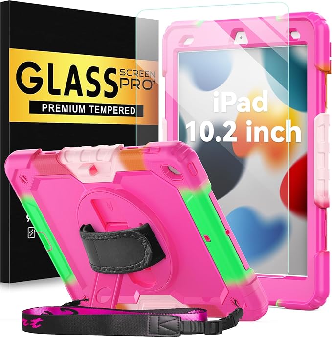 BLOSOMEET Case for iPad 9th/8th/7th Generation 2021/2020/2019 10.2 Inch for by BLOSOMEET