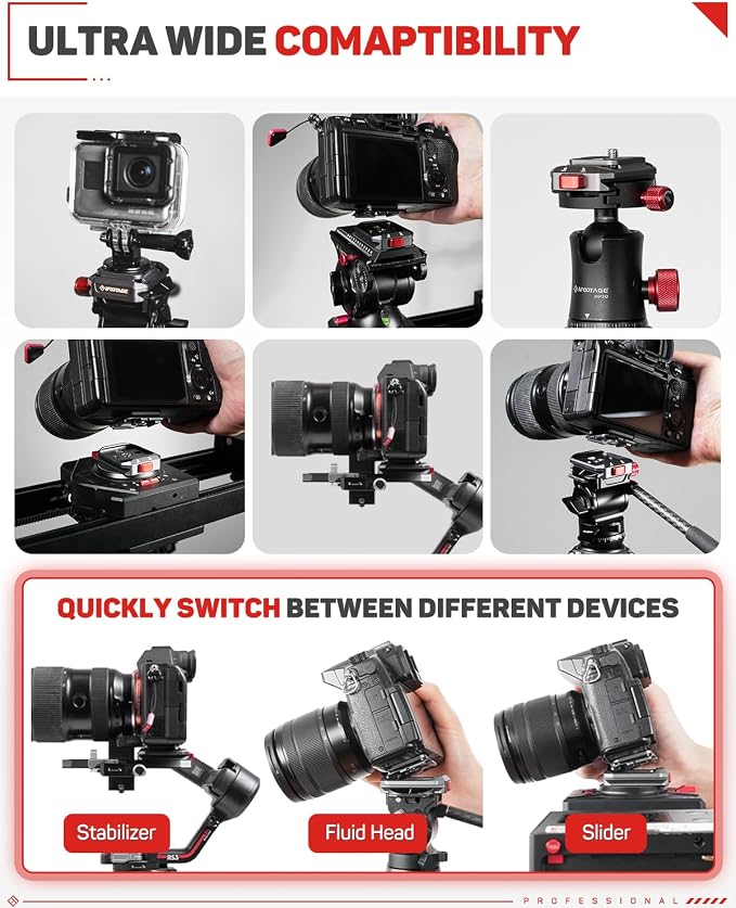 IFOOTAGE Q38-BASE Quick Release Base - Image 6