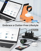 300W Wireless Charger for Samsung, Zutspzss 10 in 1 Wireless Charging Station - Image 7