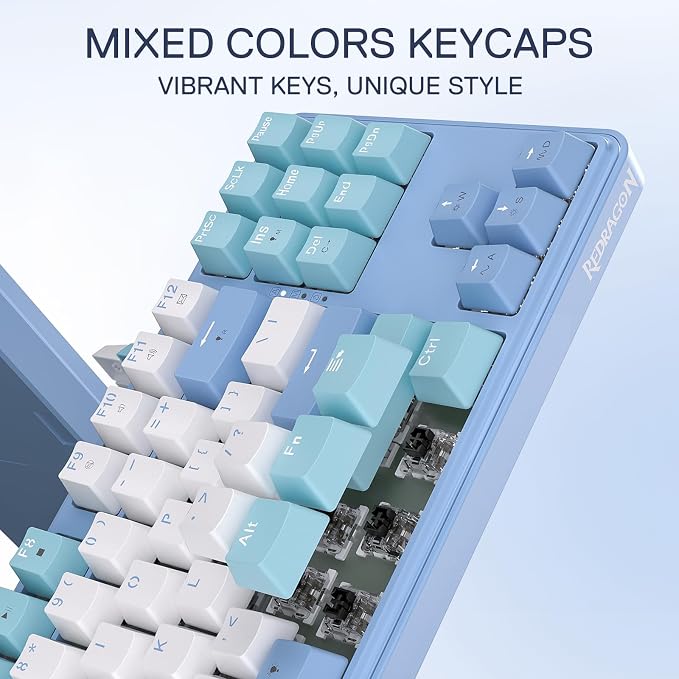Redragon K707 80% Wired Gasket RGB Gaming Keyboard, 87 Keys TKL Mechanical - Image 6