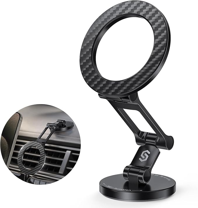 SYNCWIRE Fits MagSafe Car Mount, Magnetic Phone Holder by SYNCWIRE