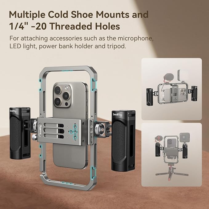 SmallRig Universal Phone Cage, Smartphone Video Rig Kit - Image 2