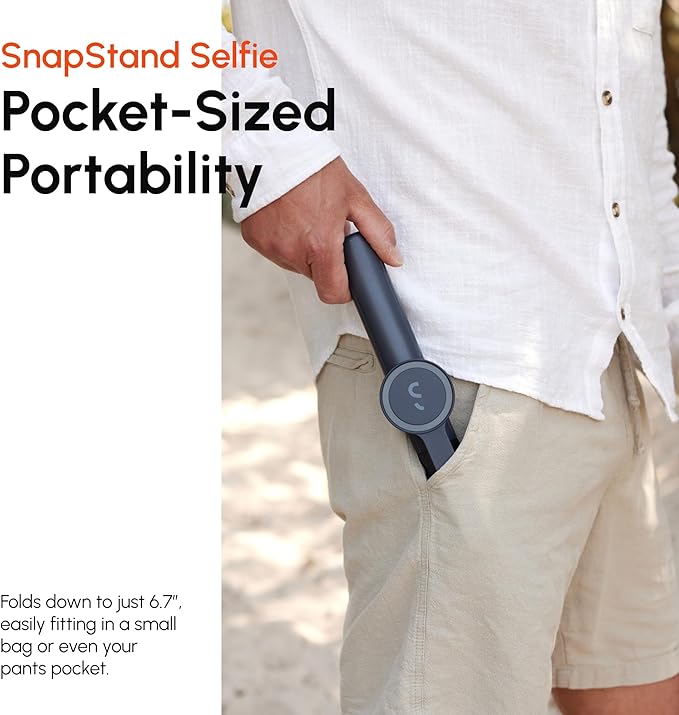 ShiftCam SnapStand Selfie – Magnetic Selfie Stick & Tripod – Compact, Foldable - Image 8