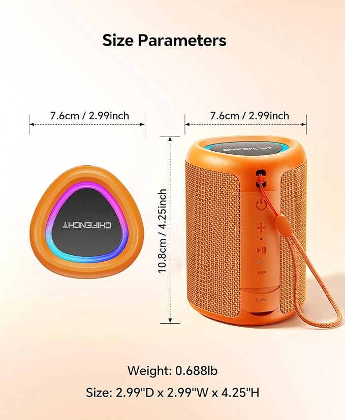 Portable Bluetooth Speaker Beach Essentials: Powerful Crystal Clear - Image 9