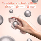 seenda Wireless Trackball Mouse, Rechargeable Multi Devices USB/Bluetooth - Image 2