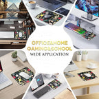 JIKIOU 3 Pack Mouse Pad with Stitched Edge, Comfortable Mouse Pads with - Image 5