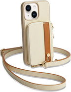 LAMEEKU for iPhone 15 Wallet Case by LAMEEKU