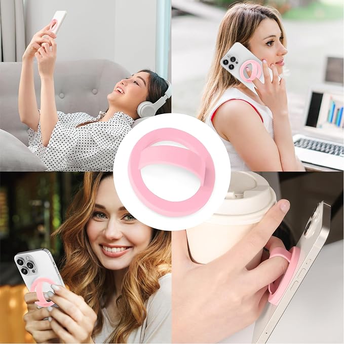 Magnetic Silicone Ring Grip Phone Holder, Loop Grip Phone Holder, Magnetic - Image 7