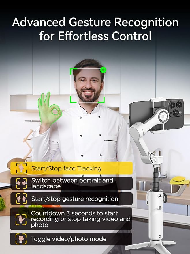 Gimbal Stabilizer for iPhone, Phone Gimbal - Image 5