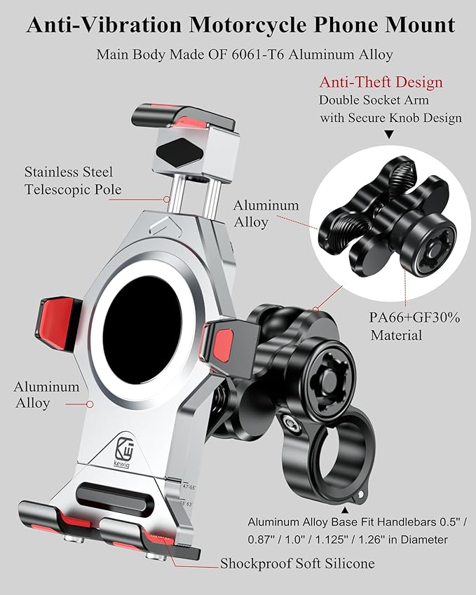 BRCOVAN Motorcycle Phone Mount - Image 2