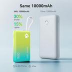 INIU PawGo Portable Charger, 45W PD 10000mAh Fast Charging Slim Power Bank - Image 4