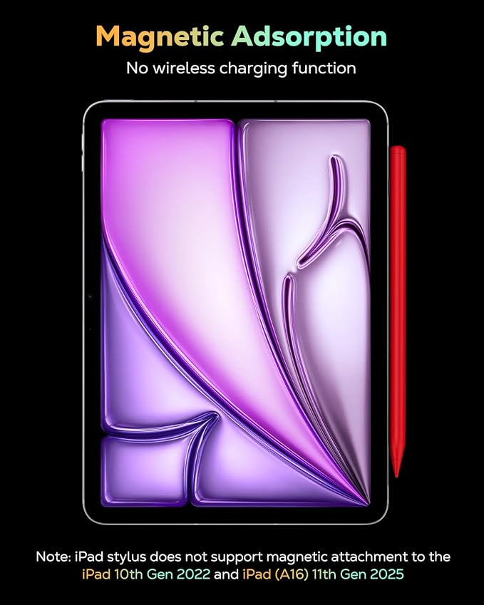 MoKo Pencil for iPad 11th 10th Gen, Stylus Pen for 2018-2025 Apple iPad - Image 6
