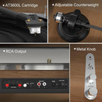 Wohome Vinyl Record Player - Image 2