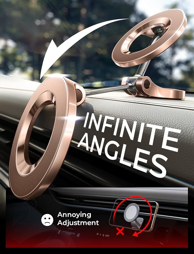 LISEN for Magsafe Car Mount, Ultra Magnetic Dashboard Phone Holder, Car - Image 6