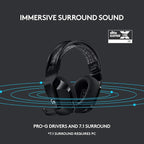 Logitech G733 Lightspeed Wireless Gaming Headset, Suspension Headband, - Image 10