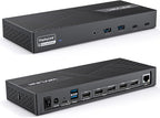 WAVLINK USB-C Triple Monitor Docking Station, 3 * 4K@60Hz by WAVLINK%C2%AE