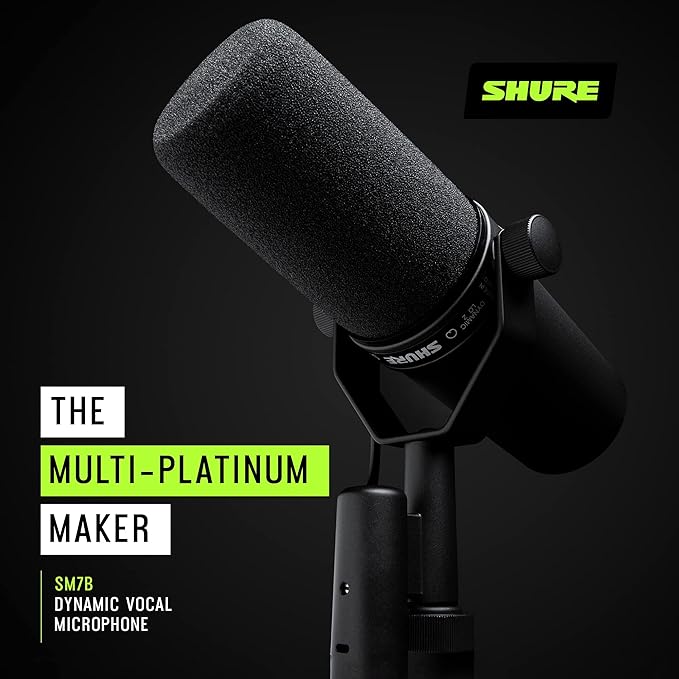 Shure SM7B Dynamic Studio Microphone - Image 7