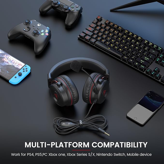 EKSA E900 Gaming Headset with Microphone - Image 6