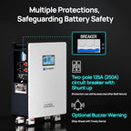 ECO-WORTHY Home Power Station Backup Power, 14336Wh LiFePO4 Battery Support - Image 4