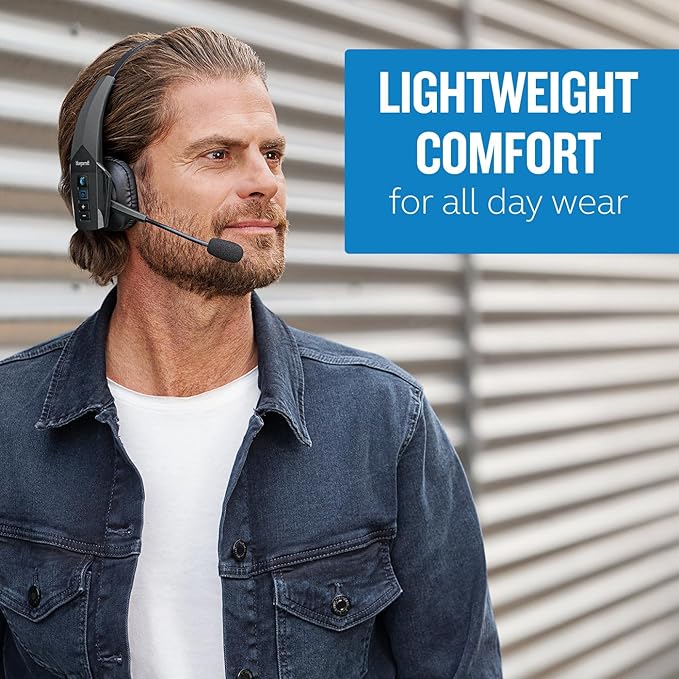 BlueParrott B350-XT Mono Bluetooth Wireless Headphones 96% Noise Canceling Over - Image 4