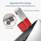 Basesailor USB C to USB Adapter 3Pack, Type C Thunderbolt 4 Converter, USBC - Image 3
