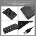 Numeric Keypad for Laptop, 10 Key USB Keypad, Portable Ultra Slim Mini Numpad - Image 2